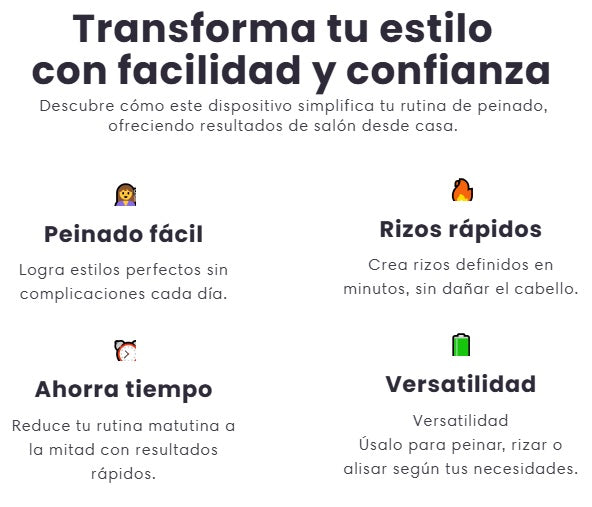 Cepillo Alisador Multifuncional